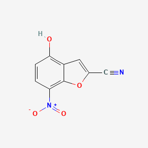 4-Hydroxy-7-nitro-1-benzofuran-2-carbonitrile