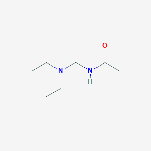 molecular formula C7H16N2O B15433566 N-((Diethylamino)methyl)acetamide CAS No. 85413-89-4