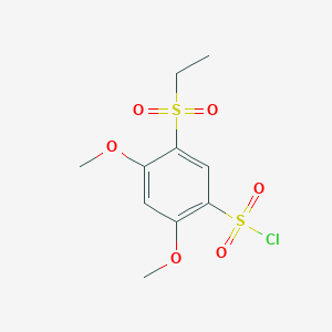 5-(Ethanesulfonyl)-2,4-dimethoxybenzene-1-sulfonyl chloride