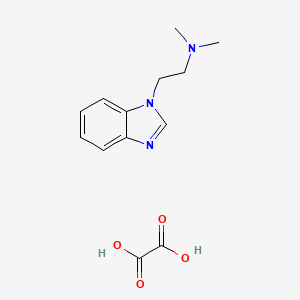 2-(benzimidazol-1-yl)-N,N-dimethylethanamine;oxalic acid