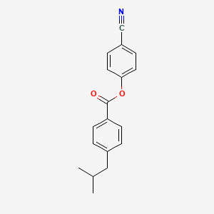 4-Cyanophenyl 4-(2-methylpropyl)benzoate