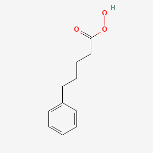 molecular formula C11H14O3 B15433725 5-Phenylpentaneperoxoic acid CAS No. 85696-63-5