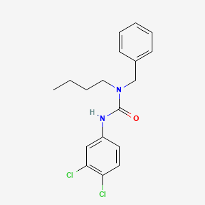 molecular formula C18H20Cl2N2O B15433755 N-Benzyl-N-butyl-N'-(3,4-dichlorophenyl)urea CAS No. 88452-25-9