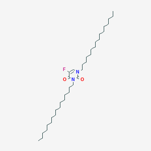 molecular formula C36H67FN2O2 B15433780 5-Fluoro-1,3-dihexadecylpyrimidine-2,4(1H,3H)-dione CAS No. 84637-01-4