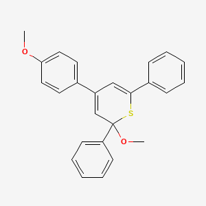 2-Methoxy-4-(4-methoxyphenyl)-2,6-diphenyl-2H-thiopyran