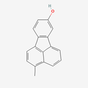 molecular formula C17H12O B15433788 3-Methylfluoranthen-8-OL CAS No. 88020-95-5