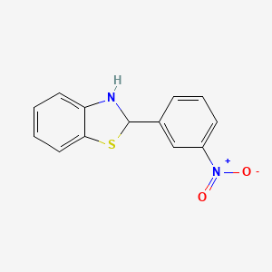 Benzothiazole, 2,3-dihydro-2-(3-nitrophenyl)-