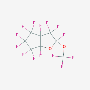 molecular formula C8F14O2 B15433797 Perfluoro(3-methoxy-2-oxabicyclo[3.3.0]octane) CAS No. 87744-08-9