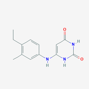 6-(4-Ethyl-3-methylanilino)pyrimidine-2,4(1H,3H)-dione