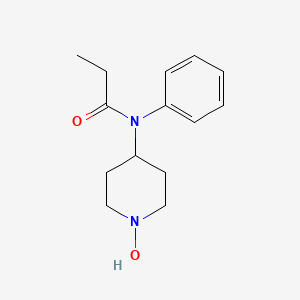 N-(1-Hydroxypiperidin-4-yl)-N-phenylpropanamide