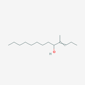 molecular formula C14H28O B15433890 4-Methyltridec-3-EN-5-OL CAS No. 88262-07-1