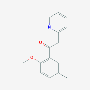 1-(2-Methoxy-5-methylphenyl)-2-(pyridin-2-yl)ethan-1-one