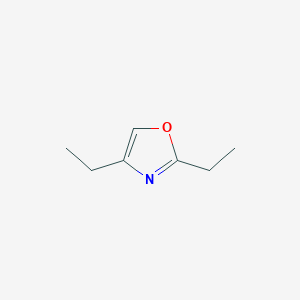 molecular formula C7H11NO B15433917 2,4-Diethyloxazole CAS No. 84027-83-8