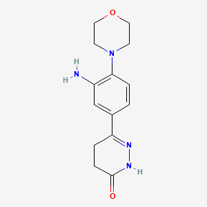 6-[3-Amino-4-(morpholin-4-yl)phenyl]-4,5-dihydropyridazin-3(2H)-one