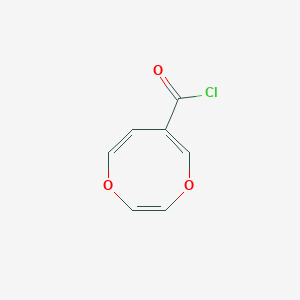 molecular formula C7H5ClO3 B15433937 1,4-Dioxocine-6-carbonyl chloride CAS No. 85553-93-1