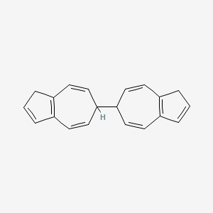 molecular formula C20H18 B15433975 1,1',6,6'-Tetrahydro-6,6'-biazulene CAS No. 84509-63-7