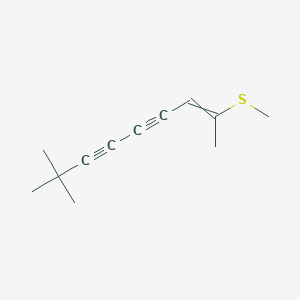 molecular formula C12H16S B15433993 8,8-Dimethyl-2-(methylsulfanyl)non-2-ene-4,6-diyne CAS No. 89556-14-9
