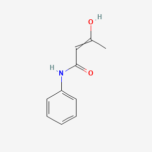 molecular formula C10H11NO2 B15434006 3-Hydroxy-N-phenylbut-2-enamide CAS No. 87742-62-9