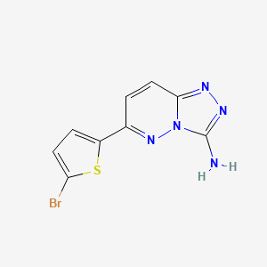 6-(5-Bromothiophen-2-yl)[1,2,4]triazolo[4,3-b]pyridazin-3-amine