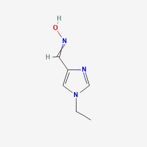 N-[(1-Ethyl-1H-imidazol-4-yl)methylidene]hydroxylamine