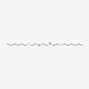 molecular formula C18H38O2S2 B15434033 10,13-Dioxa-7,16-dithiadocosane CAS No. 87259-71-0