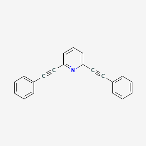 molecular formula C21H13N B15434038 2,6-Bis(Phenylethynyl)Pyridine CAS No. 83965-72-4