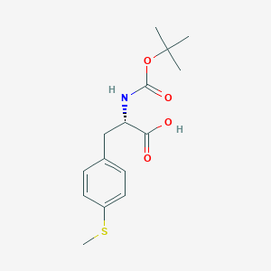 molecular formula C15H21NO4S B15434041 N-(tert-Butoxycarbonyl)-4-(methylsulfanyl)-L-phenylalanine CAS No. 88170-86-9