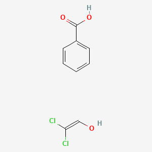 molecular formula C9H8Cl2O3 B15434049 Benzoic acid;2,2-dichloroethenol CAS No. 87788-05-4