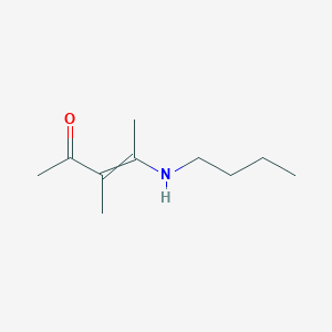 molecular formula C10H19NO B15434055 4-(Butylamino)-3-methylpent-3-en-2-one CAS No. 84487-80-9