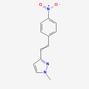 1-Methyl-3-[2-(4-nitrophenyl)ethenyl]-1H-pyrazole