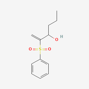 2-(Benzenesulfonyl)hex-1-en-3-ol