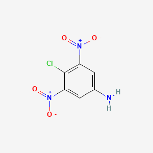 molecular formula C6H4ClN3O4 B15434089 4-Chloro-3,5-dinitroaniline CAS No. 84388-94-3