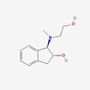 (1R,2R)-1-[(2-Hydroxyethyl)(methyl)amino]-2,3-dihydro-1H-inden-2-ol