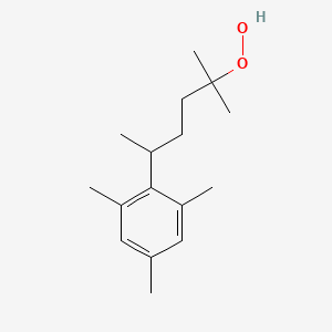 2-Methyl-5-(2,4,6-trimethylphenyl)hexane-2-peroxol