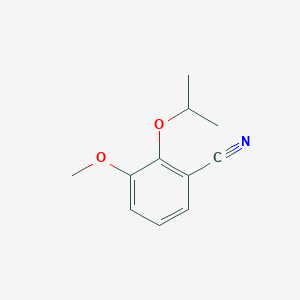 3-Methoxy-2-[(propan-2-yl)oxy]benzonitrile