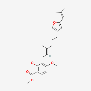 Permethyl deriv. of cristatic acid