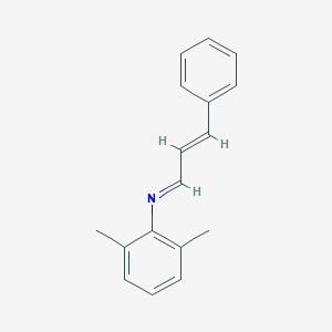 molecular formula C17H17N B15434262 (E)-N-(2,6-dimethylphenyl)-3-phenylprop-2-en-1-imine CAS No. 85385-13-3