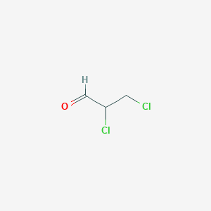 molecular formula C3H4Cl2O B154343 2,3-二氯丙醛 CAS No. 10140-89-3