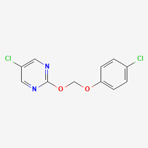 5-Chloro-2-[(4-chlorophenoxy)methoxy]pyrimidine