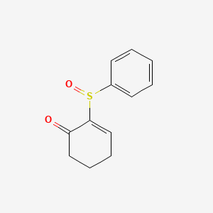 2-Cyclohexen-1-one, 2-(phenylsulfinyl)-