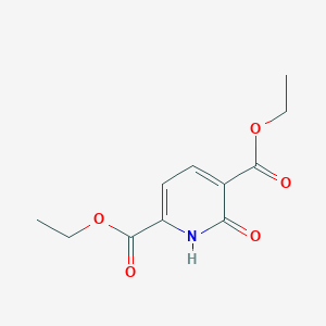 molecular formula C11H13NO5 B15434412 Diethyl 6-oxo-1,6-dihydropyridine-2,5-dicarboxylate CAS No. 87762-52-5