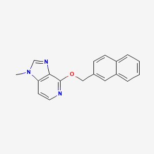 1-Methyl-4-[(naphthalen-2-yl)methoxy]-1H-imidazo[4,5-c]pyridine