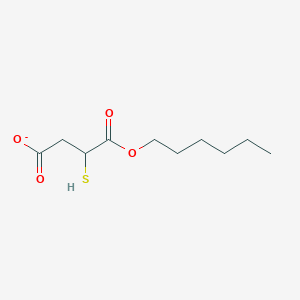 4-(Hexyloxy)-4-oxo-3-sulfanylbutanoate