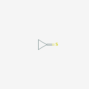 molecular formula C3H4S B15434458 Cyclopropanethione CAS No. 81788-92-3