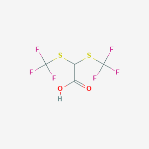 Bis[(trifluoromethyl)sulfanyl]acetic acid