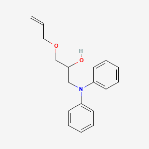 molecular formula C18H21NO2 B15434476 1-(Diphenylamino)-3-[(prop-2-en-1-yl)oxy]propan-2-ol CAS No. 82073-87-8