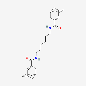 N-[6-(adamantane-1-carbonylamino)hexyl]adamantane-1-carboxamide