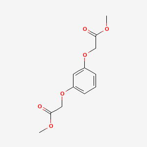 molecular formula C12H14O6 B15434510 (3-Methoxycarbonylmethoxy-phenoxy)-acetic acid, methyl ester CAS No. 85784-34-5