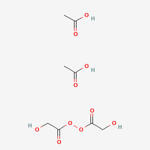 acetic acid;(2-hydroxyacetyl) 2-hydroxyethaneperoxoate