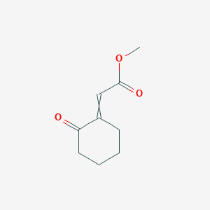 molecular formula C9H12O3 B15434570 Methyl (2-oxocyclohexylidene)acetate CAS No. 86044-22-6